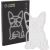 Manta SNL66WH Style Neon Lights Dog French Bulldog white LED gaismas lenta
