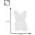 Manta SNL66WH Style Neon Lights Dog French Bulldog white LED gaismas lenta