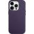 Mag Leather Case Apple iPhone 15 Pro dark purple