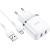 Сетевая зарядка HOCO N4 c 2 USB + MicroUSB (2.4A) белая