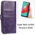 Case Flower Book Samsung A546 A54 5G violet