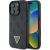 Guess Leather 4G Triangle Strass Защитный Чехол для Apple iPhone 16 Pro Max