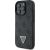 Guess Leather 4G Triangle Strass Защитный Чехол для Apple iPhone 16 Pro Max