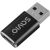 Adapteris Savio AK-81 USB-A to USB-C Black