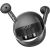 TWS QCY AilyBuds Clear T32 Headphones (black)