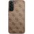 Guess GUHCS22SG4GFBR S22 S901 brązowy|brown hard case 4G Metal Gold Logo