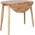 Saliekamais galds BIRKA D90xH75cm, ozols
