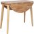 Saliekamais galds BIRKA D90xH75cm, ozols