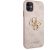 GUHCN614GMGPI Guess PU 4G Metal Logo Case for iPhone 11 Pink