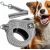 Комплект бескомпрессионной шлейки для собаки и кошки Springos PA0236, S 6-8 кг + поводок 150 см, серый