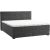 Continental bed JEEP 160x200cm, grey