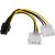 Adapteris ar kabeli Akyga AK-CA-13 2x Molex (m) | PCI-E 6 pin (m) 15cm