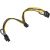 Adapteris ar kabeli Akyga AK-CA-55 PCI-E 6 pin (f) | 2x PCI-E 6+2 pin (m) 2x 15cm
