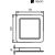 Maclean MCE374S LED Ceiling Panel Flush Mount SLIM 18W Neutral White 4000K 170x170x26mm 1900lm