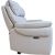 Recliner sofa BOWEN 3-seater with electric mechanism, beige genuine leather