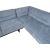 Corner sofa HASSO RC, silver grey