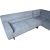 Corner sofa HASSO RC, silver grey