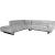 Corner sofa HASSO LC, grey