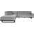 Corner sofa HASSO LC, grey