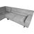 Corner sofa HASSO LC, grey