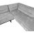 Corner sofa HASSO RC, grey