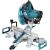 Makita chop and miter saw LS1110F, 260mm (blue, 1,450 watts)