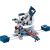 Bosch cordless chop and miter saw BITURBO GCM 18V-254 D Professional solo, chop and miter saw (blue, without battery and charger)