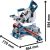Bosch cordless chop and miter saw BITURBO GCM 18V-254 D Professional solo, chop and miter saw (blue, without battery and charger)