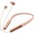 LDNIO N01 wireless neckband headphones (rose gold)