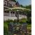 Saska Garden PARASOL OGRODOWY Z OŚWIETLENIEM ŻARÓWKI LED 270CM TURKUSOWY