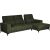 Corner sofa DARLA PN dark green