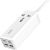 Power strip with 1 AC socket, 2x USB, 2x USB-C LDNIO SC1418, EU/US, 2500W (white) Strāvas pagarinātāji