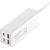 Power strip with 1 AC socket, 2x USB, 2x USB-C LDNIO SC1418, EU/US, 2500W (white) Strāvas pagarinātāji