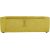 Sofa bed STELLA with spring mattress, yellow
