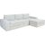 Corner sofa bed KAJA RC, beige
