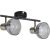 Activejet LISA double black and gold ceiling wall light strip E14 wall lamp for living room