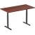 Регулируемый по высоте стол Up Up Bjorn Black, Table top M Dark Walnut Регулируемый по высоте стол Up Up Bjorn Black, Table top M Dark Walnut