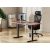 Регулируемый по высоте стол Up Up Bjorn Black, Table top M Dark Walnut Регулируемый по высоте стол Up Up Bjorn Black, Table top M Dark Walnut