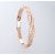 Золотое кольцо #1100122(Au-R)_DI, Красное Золото 585°, Бриллианты (0,115Ct), Размер: 16.5, 1.53 гр.