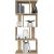 Top E Shop Bookcase FIESTA 4P 59.5x30x140 cm, sonoma oak