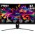 MSI MPG 321CURXDE QD-OLED - OLED-Monitor - Gaming - gebogen - 81.3 cm (32") (31.5" sichtbar) - 3840 x 2160 UHD @ 240 Hz - 1000 cd/m2 - 1500000:1 - DisplayHDR 400 True Black - 0.03 ms - 2xHDMI, DisplayPort, USB-C - Schwarz