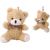 LeanToys Miś Kremowy Pluszowy Mały Przytulanka Maskotka Breloczek 10cm