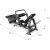 Trenažieris MHT01 HIP THRUST WITH FREE WEIGHT COMMERCIAL HMS