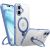 Torras Ostand Spin Case for iPhone 16 (Blue)
