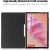 iLike Tri-Fold Plāns Eko-Ādas Statīva Maks Lenovo Tab Plus 11.5'' (2024) TB351FU Melns
