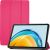 iLike Tri-Fold Эко-Кожаный Чехол-Подставка для Apple iPad Pro 13'' (2024) 7-го поколения Коралловый розовый