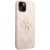 Guess GUHCP15S4GMGPI iPhone 15 6.1" розовый жесткий чехол 4G Большой металлический логотип