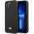 Karl Lagerfeld Saffiano Plaque Case for iPhone 13 Black