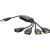 Akyga Hub USB AK-AD-13 2.0 4 porti melns 15cm