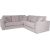 Corner sofa EDRA light grey